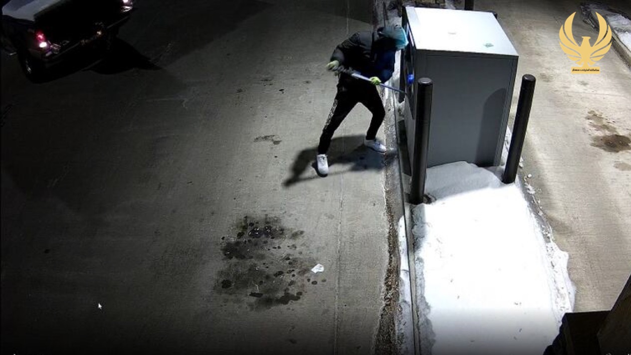 تخریب خودپرداز بانک