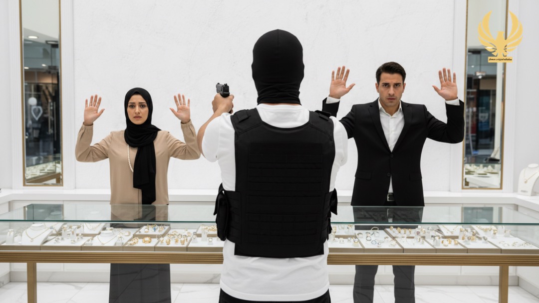 زن و مرد قربانی سرقت از طلافروشی