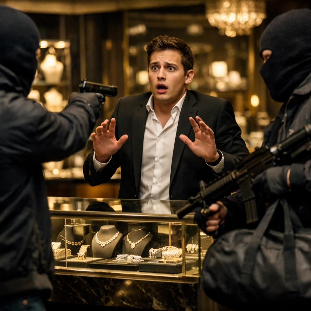 حمله مسلحانه به طلافروشی ساخته شده با هوش مصنوعی