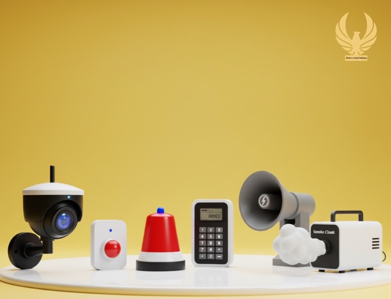 آیکون سه بعدی از تجهیزات امنیتی