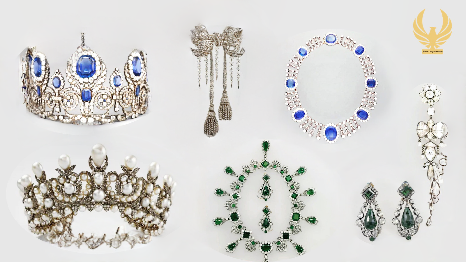 طلا و جواهرات سرقت شده از موزه لوور